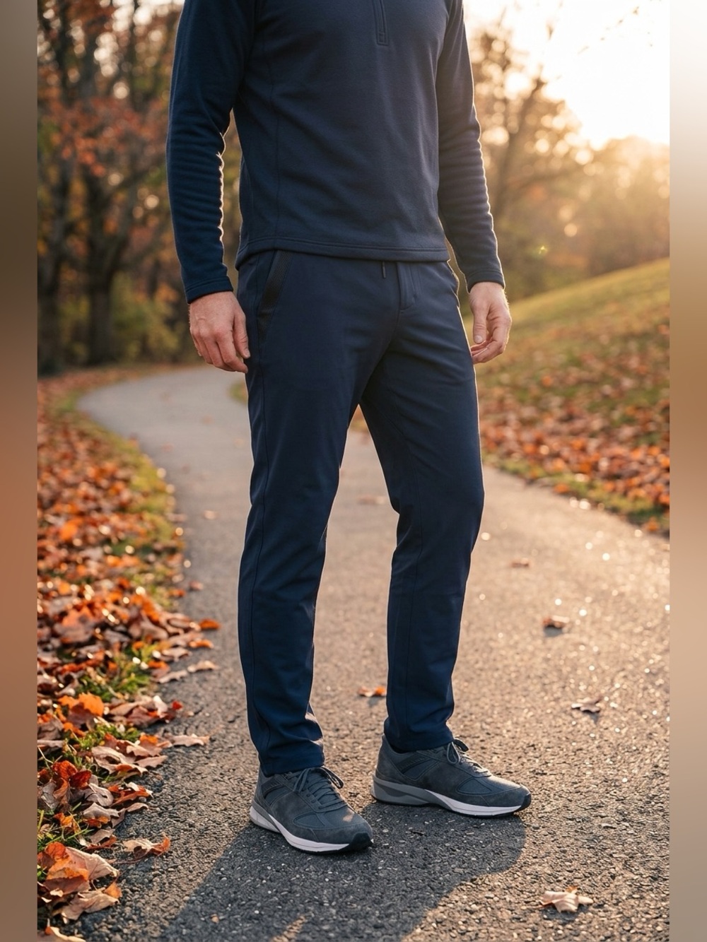 lululemon athletica Navy Tall Athletic Pants CA 35801 - Size M tall / X1